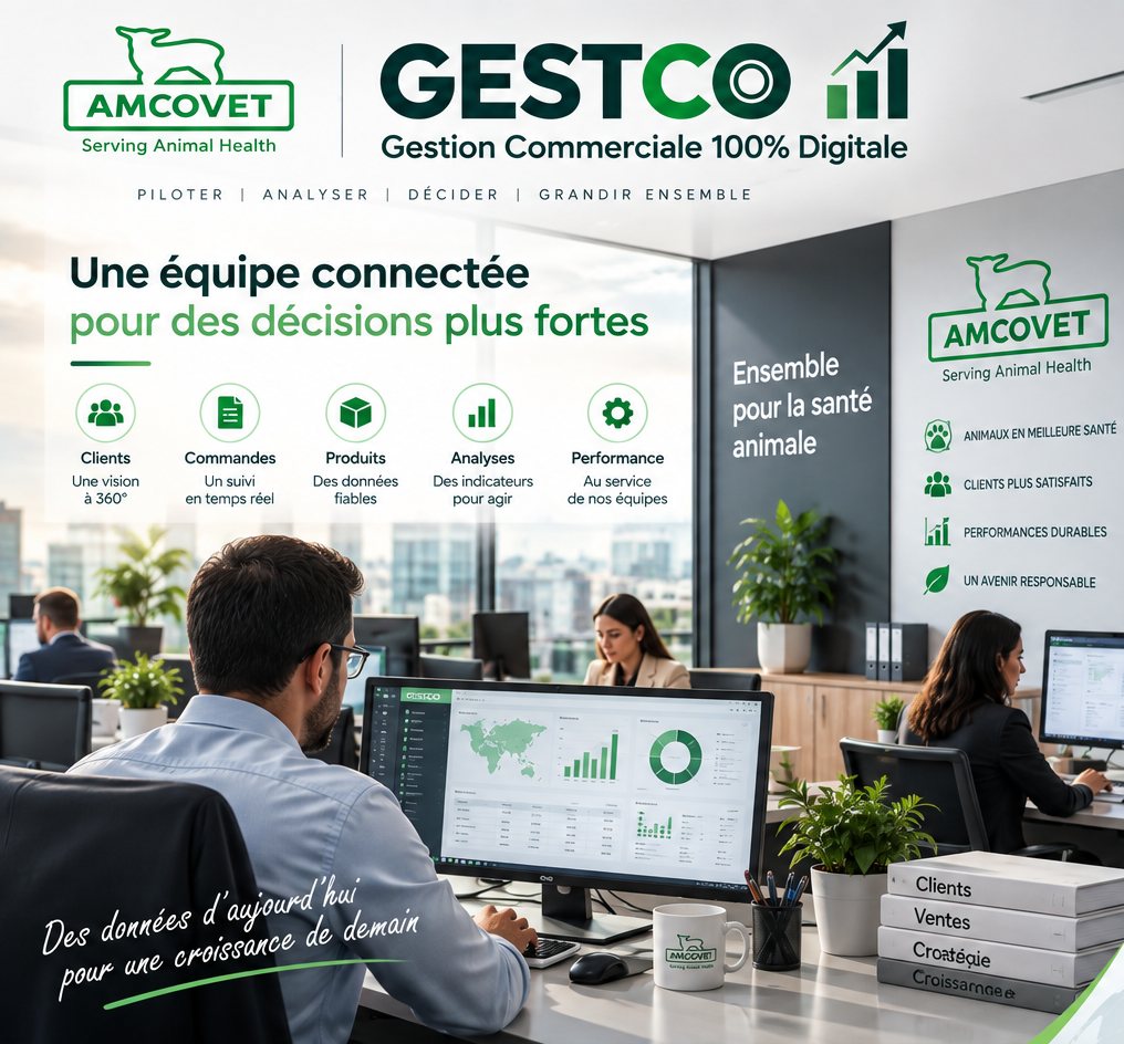 GEST-CO, gestion commerciale 100 % digitale — une équipe connectée pour des décisions plus fortes